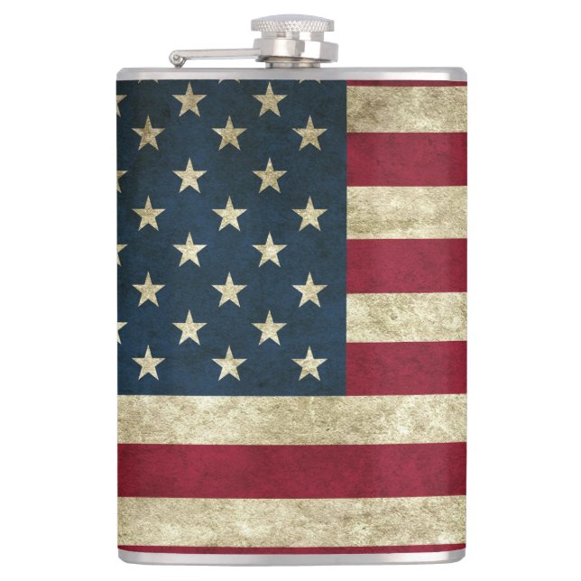 American Flag Hip Flask (Front)