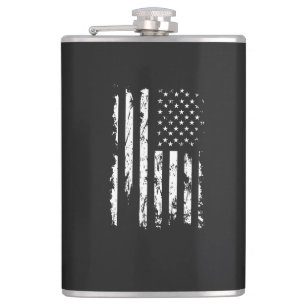 American Flag Hip Flask