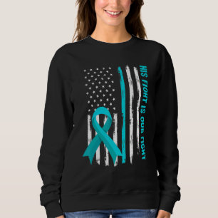 American Flag His Fight Is My Fight Pots Syndrome Sweatshirt