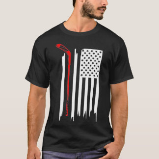 American Flag Hockey Apparel  Hockey1  T-Shirt
