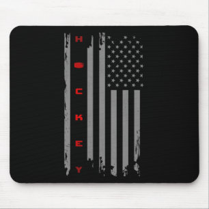 American Flag Hockey Apparel - Hockey (2) Mouse Mat