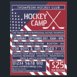 American Flag, Hockey Camp Advertising Flyer<br><div class="desc">American Flag,  Hockey Camp Advertising Flyers By The Business Card Store.</div>