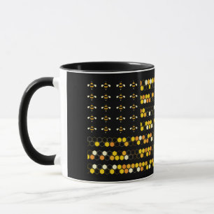 American Flag Honeycomb Beekeeper Bee Lovers gifts Mug