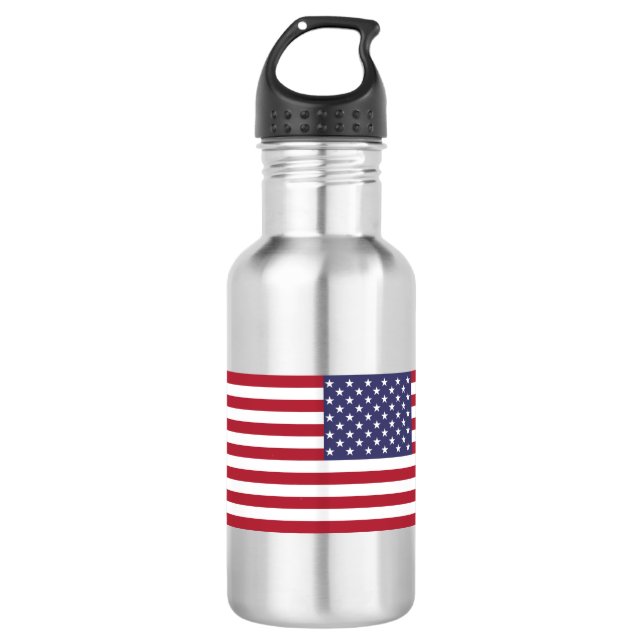 American flag Igloo Beverage Cooler 532 Ml Water Bottle (Front)