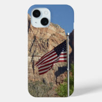 American Flag in Zion National Park I