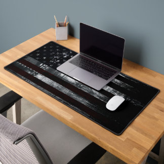 American Flag Industrial Patriotic Desk Mat