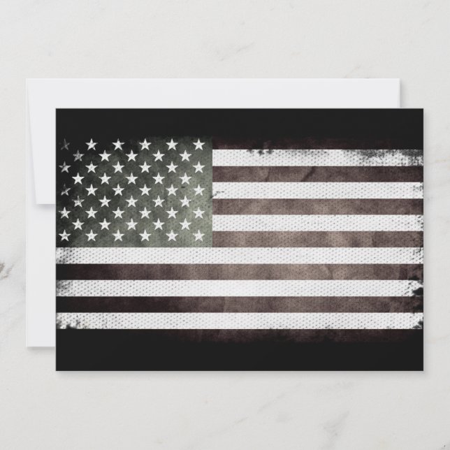 American Flag Invitation (Front)