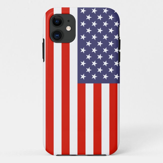 American flag iPhone 11 case (Back)