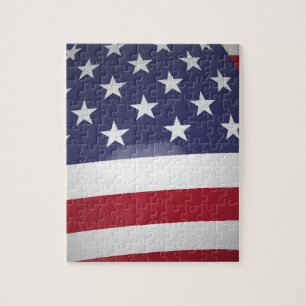 AMERICAN FLAG JIGSAW PUZZLE