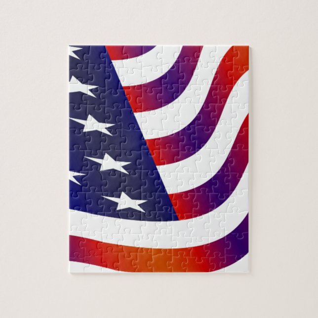 American Flag Jigsaw Puzzle (Vertical)