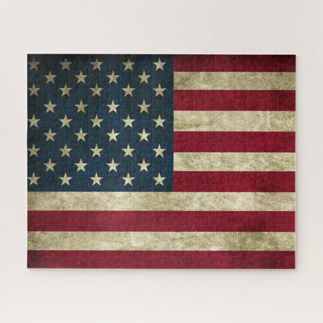 American Flag Jigsaw Puzzle (Horizontal)