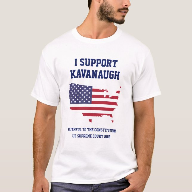 AMERICAN FLAG Judge Brett Kavanaugh SCOTUS T-Shirt (Front)