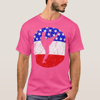 American Flag Karate Shirt - Retro Martial Arts