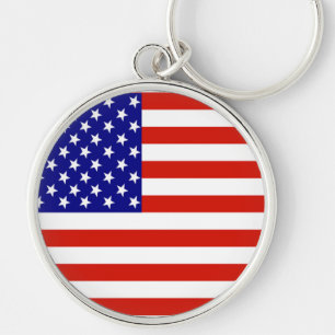 AMERICAN FLAG KEY RING