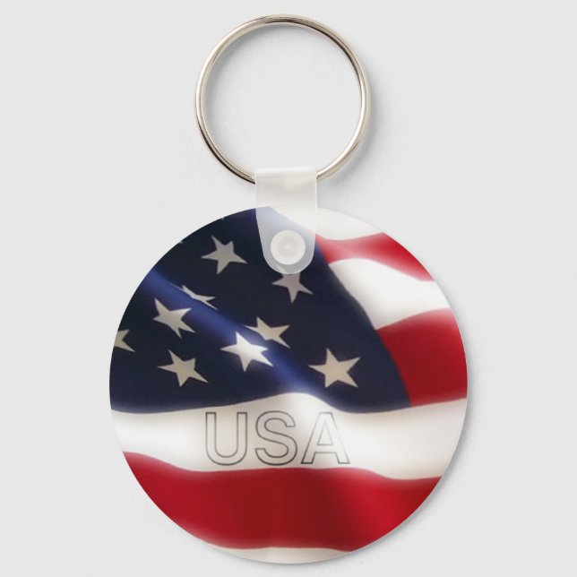 American flag key ring (Front)