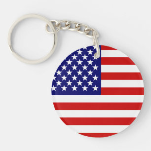 American flag key ring