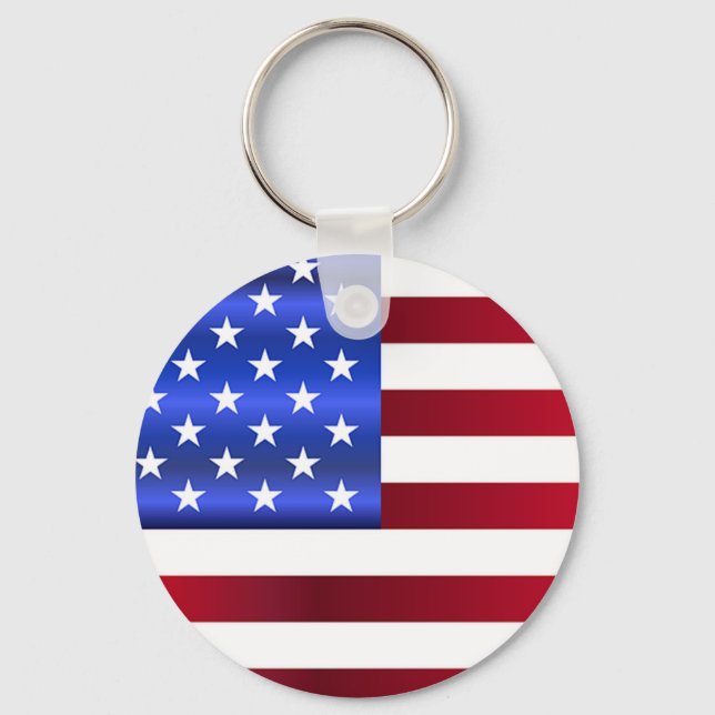 American Flag Key Ring (Front)