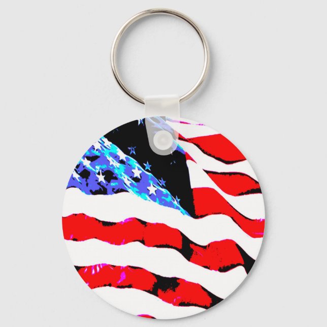 American flag key ring (Front)