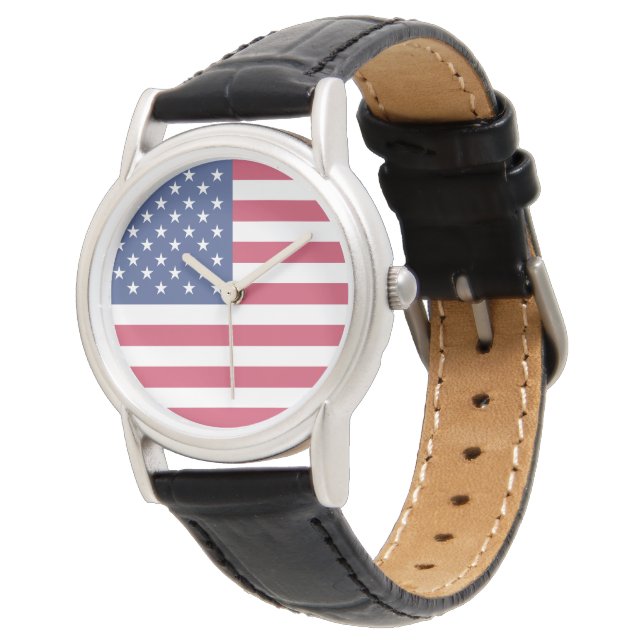 American Flag Ladies Watch (Angled)