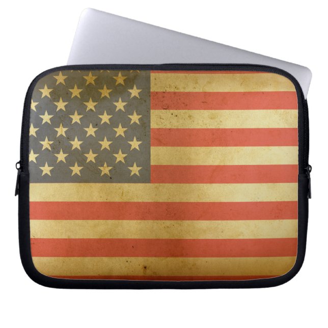 American Flag Laptop Case (Front)