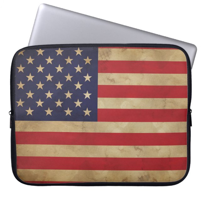 American Flag Laptop Sleeve (Front)