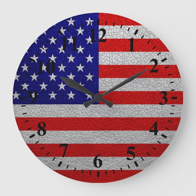 American Flag Large Clock (Front)