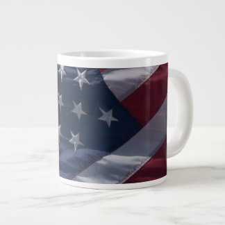 American flag. large coffee mug
