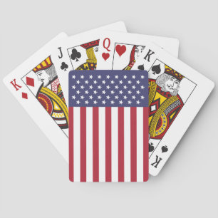 American Flag Large Easy to Read Playing Cards