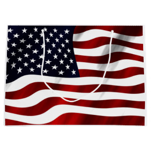 American Flag Large Gift Bag