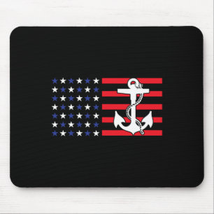 American Flag Ld Eagle Usa Patriotic 4th Of July M Mouse Mat