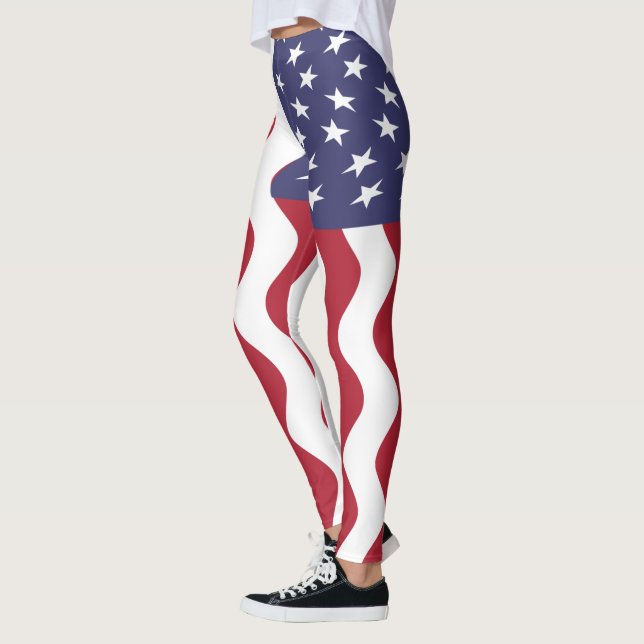 American Flag Leggings (Left)