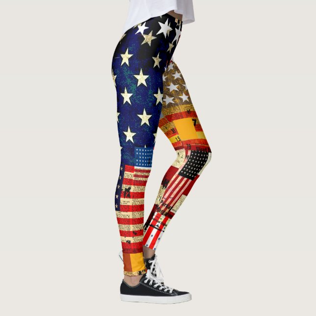 "AMERICAN FLAG" LEGGINGS (Right)