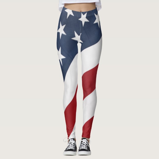American Flag Leggings (Front)