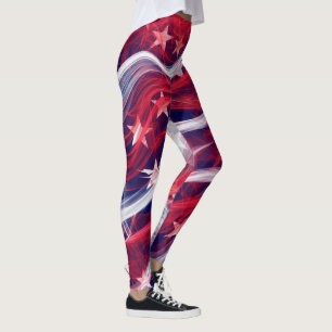 American flag leggings