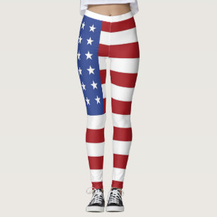American flag leggings