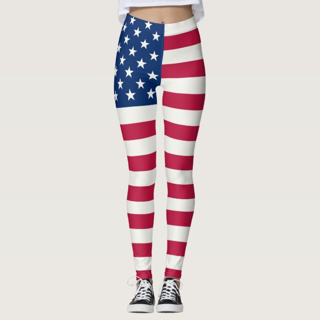 American Flag Leggings (Front)
