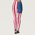 American Flag Leggings - USA<br><div class="desc">USA - United States of America - Flag - Patriotic - independence day - July 4th - Customisable - Choose / Add Your Unique Text / Colour / Image - Make Your Special Gift - Resize and move or remove and add elements / image with customisation tool. You can also...</div>