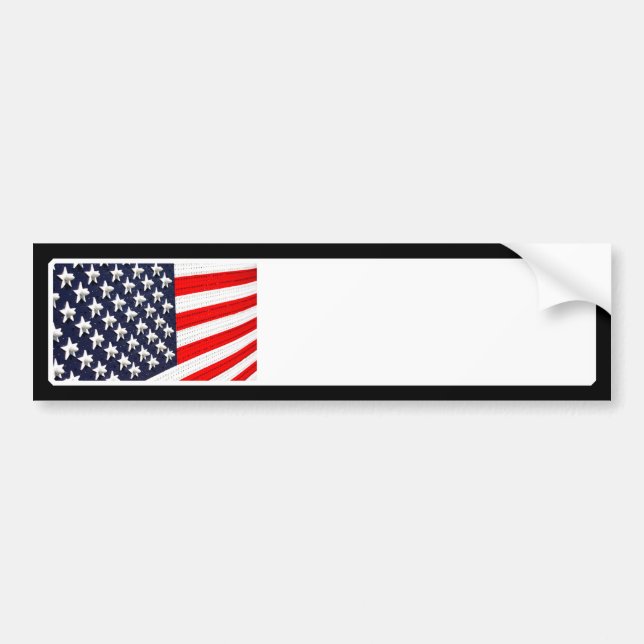 American Flag Light Display Bumper Sticker (Front)