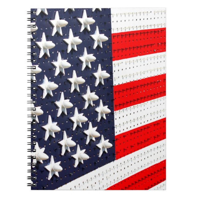 American Flag Light Display Notebook (Front)