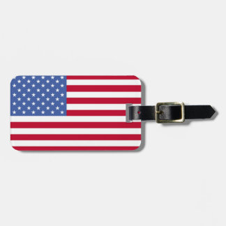 American Flag Luggage Tag