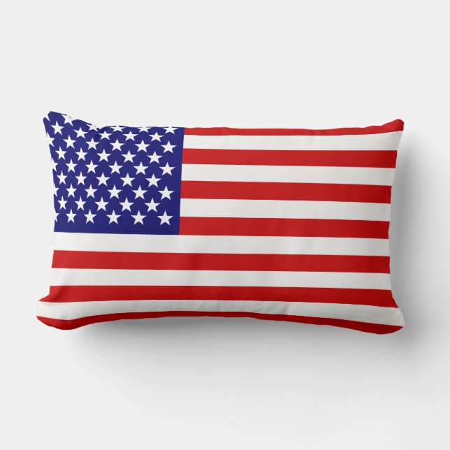 American flag lumbar cushion (Front)