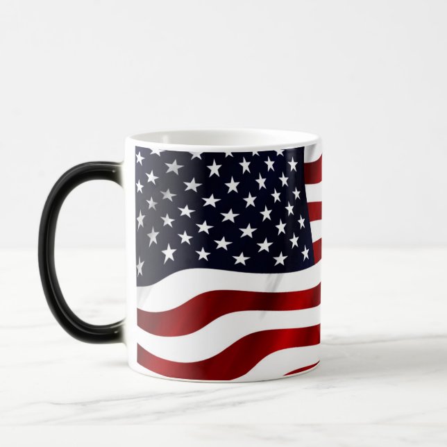 American Flag Magic Mug (Left)