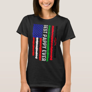 American Flag Malawi Flag Best Pappy Ever Family T-Shirt