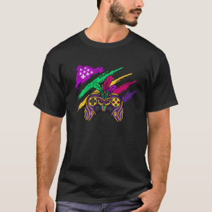 American flag mardi gras gaming parade  6 T-Shirt