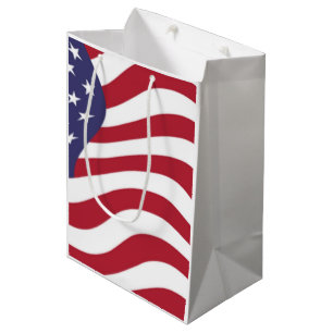 AMERICAN FLAG MEDIUM GIFT BAG