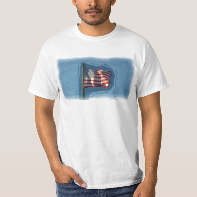 American flag mens shirt (Front)