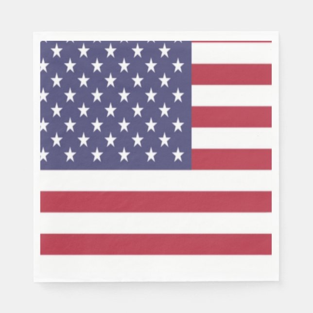 American Flag Napkin (Front)
