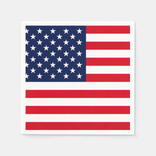 American Flag Napkin