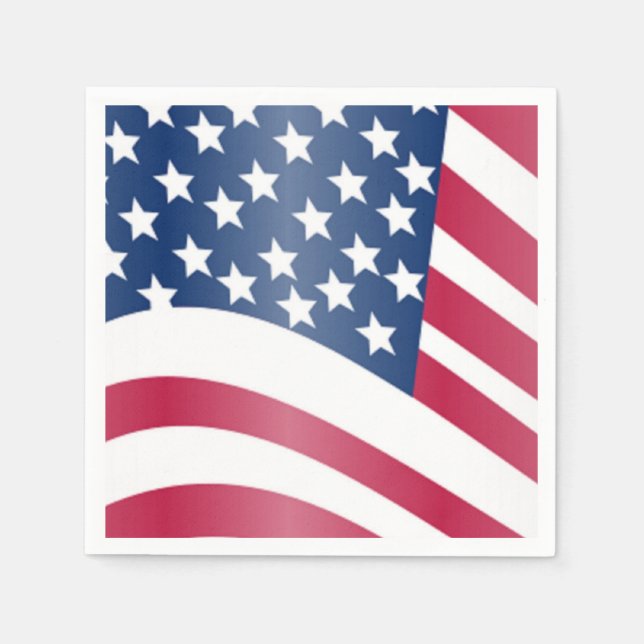AMERICAN FLAG NAPKIN (Front)