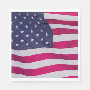 American Flag Napkin